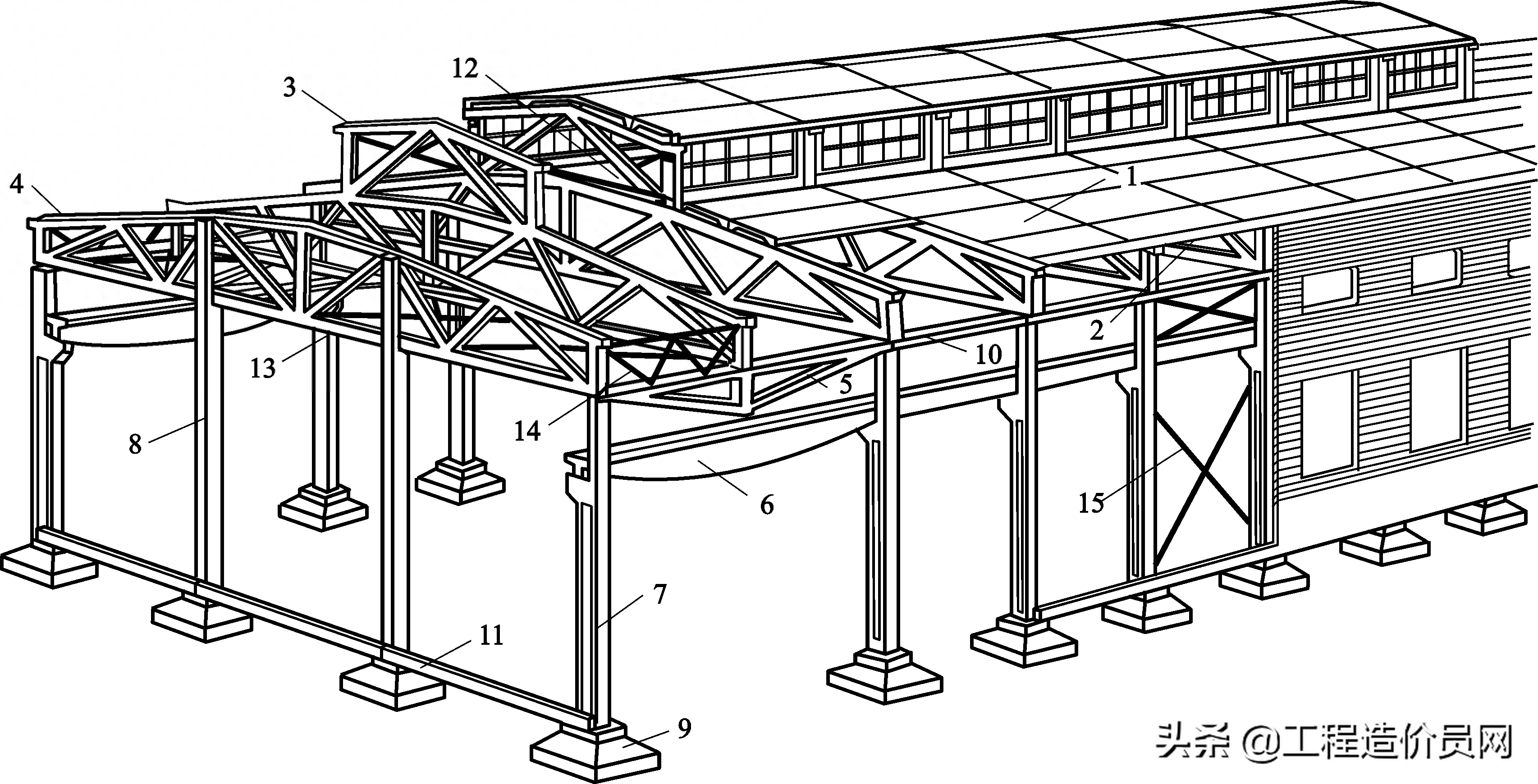 钢结构檩条拉条间距_檩条拉条设置原则_檩条与拉条的连接现场图