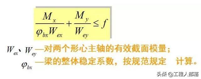 钢结构受弯构件强度计算例题_弯钢受计算结构构件的影响吗_钢结构受弯构件计算