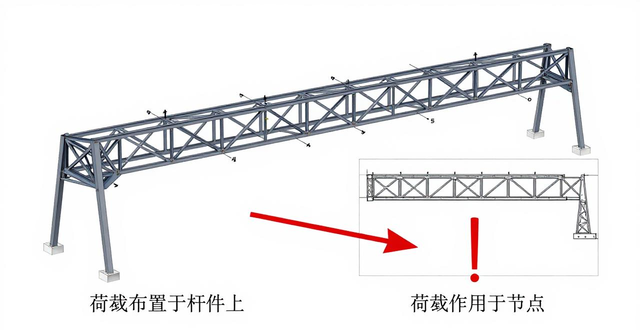 钢结构计算要点：中庭边梁、组合楼板及桁架荷载考虑