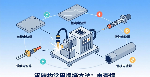 钢结构常用焊接方法介绍：焊条电弧焊、气体保护电弧焊等