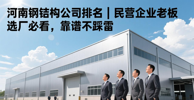河南钢结构公司排名，民营企业老板厂房搭建选厂必看