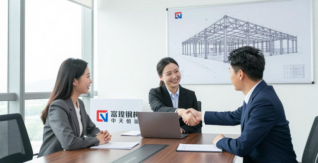 钢构企业考察交流 富煌钢构与中天恒筑···
