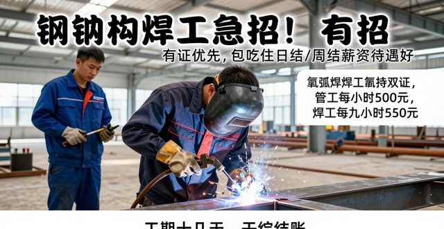 钢结构焊工群_钢结构_焊工招聘信息