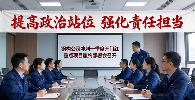 重点项目履约部署会_钢构_钢构公司首季开门红工作推进会