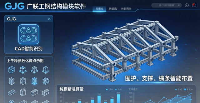 钢结构_GTJ内置钢结构模块_GJG钢结构计量模块