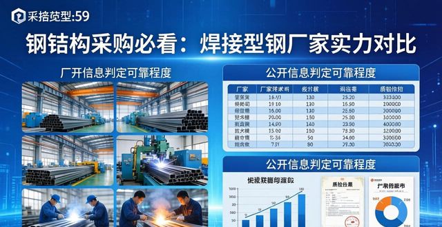 焊接型钢厂家选型_钢结构工程采购指南_钢结构