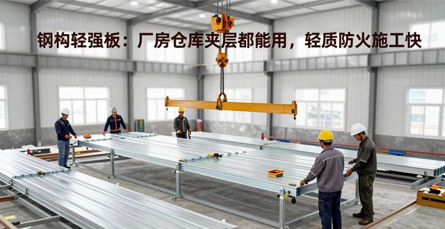 钢构_钢构轻强板性能特点_钢构轻强板施工便捷性