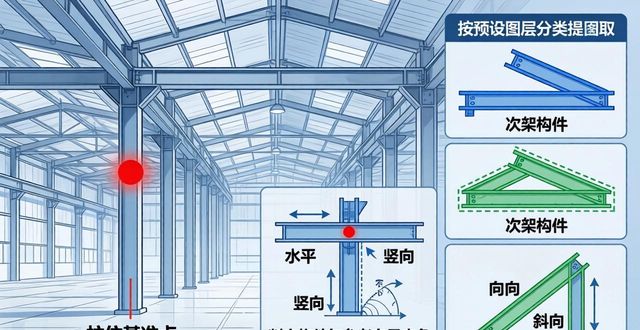 空间建模与平面绘图双向输出_钢结构_钢结构机房数字化辅助设计