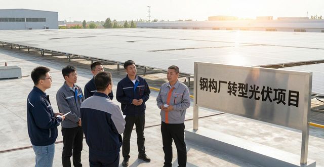 传统行业转型钢结构企业跨界光伏分布式光伏东方日升绿电赋能_钢构