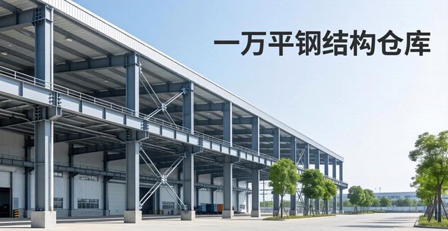一万平钢结构仓库与砖混对比_钢结构_大型仓库钢结构成本
