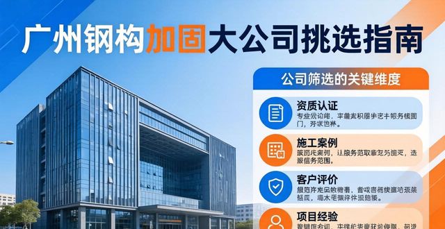 广州找一万平以上钢构加固大公司？看这篇避坑指南