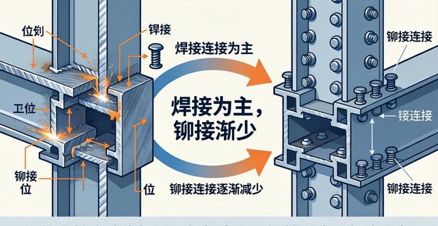 钢构连接方式大揭秘：焊接为主，铆接渐少，螺栓兴起