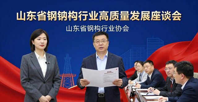 5月12日山东省钢结构行业高质量发展暨党建工作座谈会举行