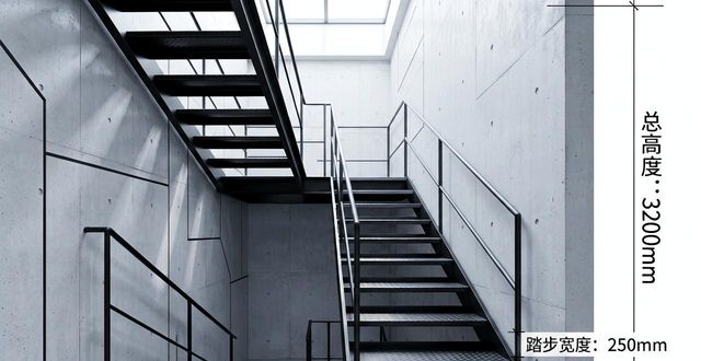 钢构_钢结构楼梯施工工艺核验_钢结构楼梯选材标准